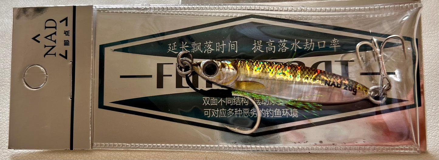 Esca artificiale NADWOLF FANG con piastra di ferro, 3D, scarafaggio bionico, esca per la pesca in mare in acqua dolce a lungo lancio