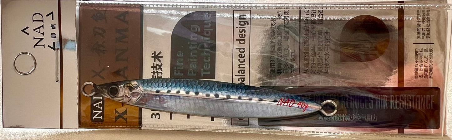 Esca artificiale NADWOLF FANG con piastra di ferro, 3D, scarafaggio bionico, esca per la pesca in mare in acqua dolce a lungo lancio