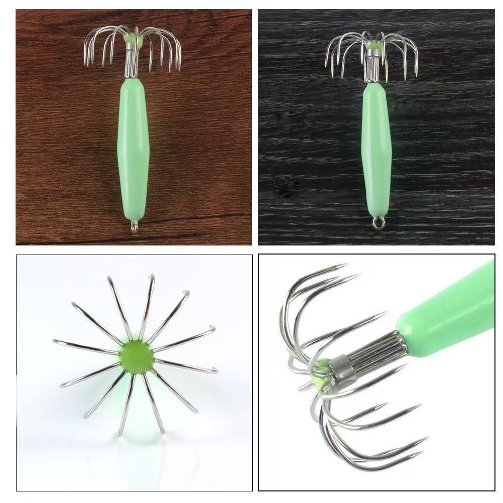 Ganci da Pesca con Spina Luminosa 12 – Ago Luminoso Octopus – 25g/35g