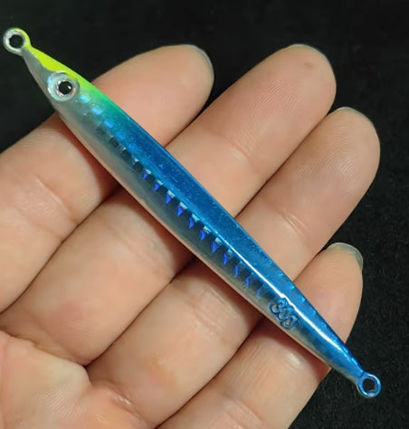 🧱 Micro Metal Jig – Lancio Lungo per Predatori Costieri (20g-40g)