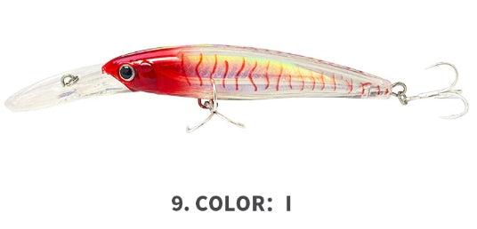 🎯 Minnow Galleggiante 140mm / 47.6g – Lancio Lungo, Alta Stabilità, Massimo Realismo