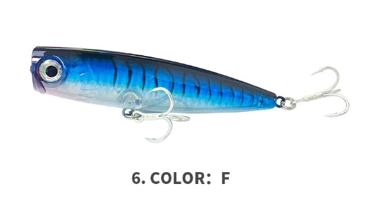 ๐ Popper Galleggiante 105mm / 23.4g โ Splash, Rumore e Attacchi Esplosivi!