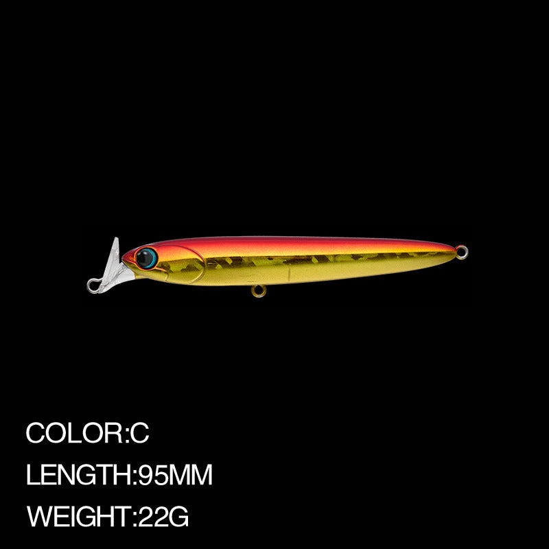 🧱 Minnow Affondante – Azione Realistica e Precisione nei Lanci (95mm / 22g)