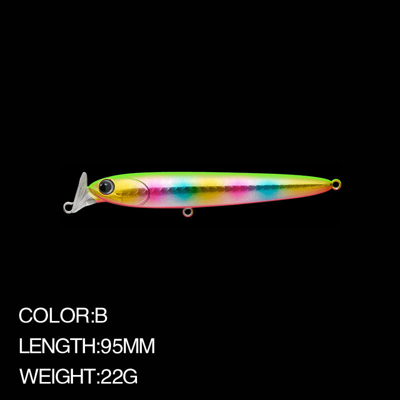 🧱 Minnow Affondante – Azione Realistica e Precisione nei Lanci (95mm / 22g)