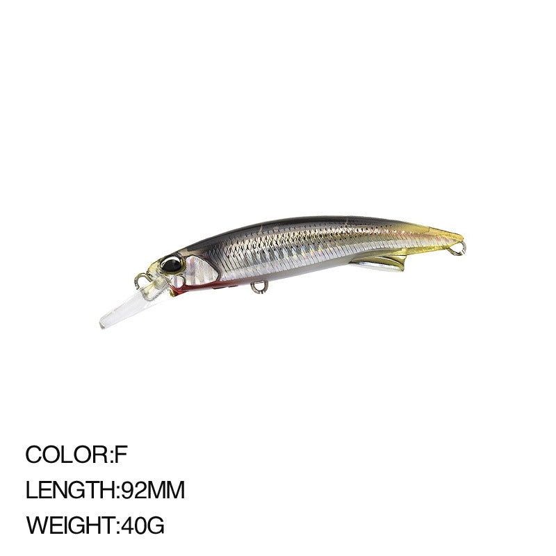 ๐ฏ Minnow Sinking 92mm / 40g โ Precisione, Potenza e Realismo Totale