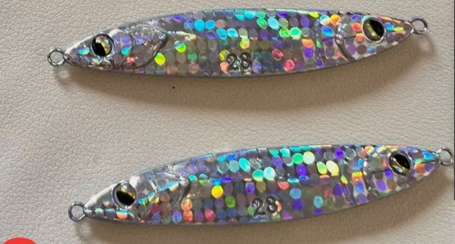 FANS LURE JIG simmetrico inverso con esca in ferro cadente10G-28G