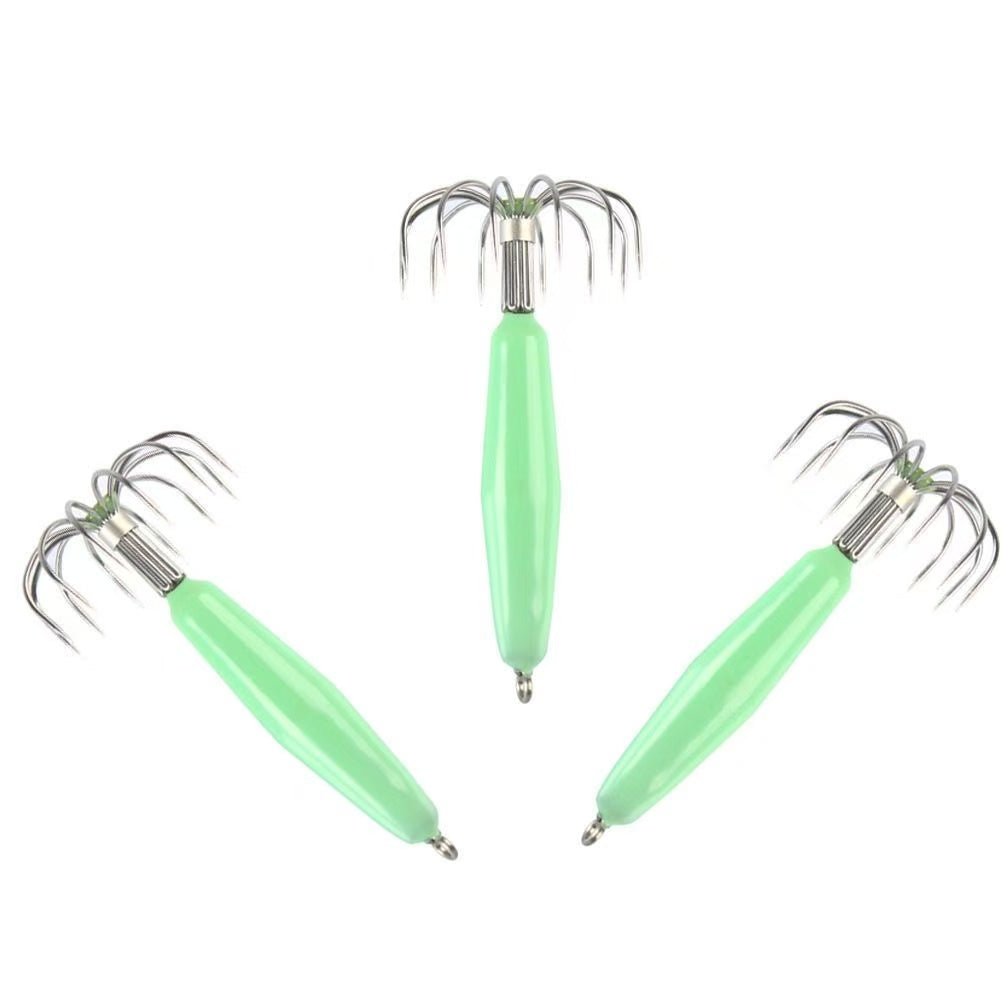 Ganci da Pesca con Spina Luminosa 12 – Ago Luminoso Octopus – 25g/35g