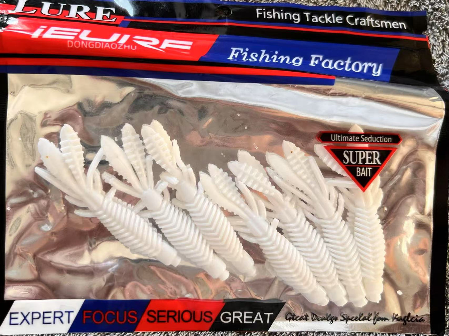 🦐 NED Shrimp – Gamberetti in TPR Galleggianti ad Alto Realismo