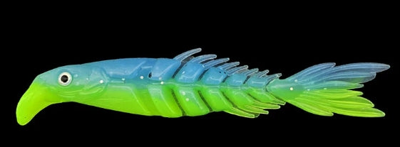 🐟 Soft Bait Articolato Bicolore 10cm – Confezione da 6 pezzi