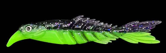 🐟 Soft Bait Articolato Bicolore 10cm – Confezione da 6 pezzi