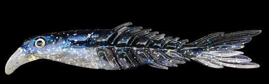 🐟 Soft Bait Articolato Bicolore 10cm – Confezione da 6 pezzi