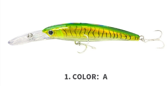 🎯 Minnow Galleggiante 140mm / 47.6g – Lancio Lungo, Alta Stabilità, Massimo Realismo