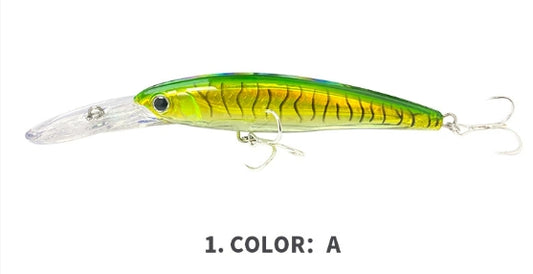 🎯 Minnow Galleggiante 140mm / 47.6g – Lancio Lungo, Alta Stabilità, Massimo Realismo