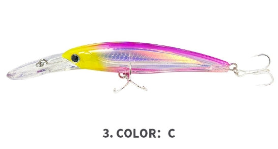 🎯 Minnow Galleggiante 140mm / 47.6g – Lancio Lungo, Alta Stabilità, Massimo Realismo