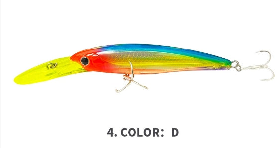 🎯 Minnow Galleggiante 140mm / 47.6g – Lancio Lungo, Alta Stabilità, Massimo Realismo