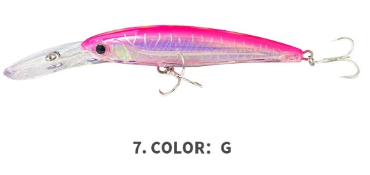 🎯 Minnow Galleggiante 140mm / 47.6g – Lancio Lungo, Alta Stabilità, Massimo Realismo