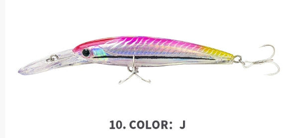 🎯 Minnow Galleggiante 140mm / 47.6g – Lancio Lungo, Alta Stabilità, Massimo Realismo