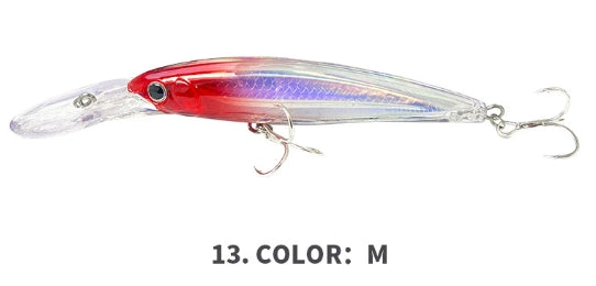 🎯 Minnow Galleggiante 140mm / 47.6g – Lancio Lungo, Alta Stabilità, Massimo Realismo