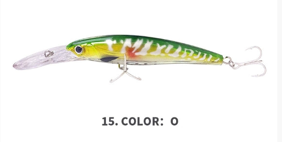 🎯 Minnow Galleggiante 140mm / 47.6g – Lancio Lungo, Alta Stabilità, Massimo Realismo
