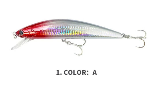 🎯 Minnow Affondante 40g / 67g – Lancio Lungo & Azione Realistica per la Pesca in Mare