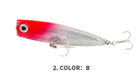 🌊 Popper Galleggiante 105mm / 23.4g – Splash, Rumore e Attacchi Esplosivi!