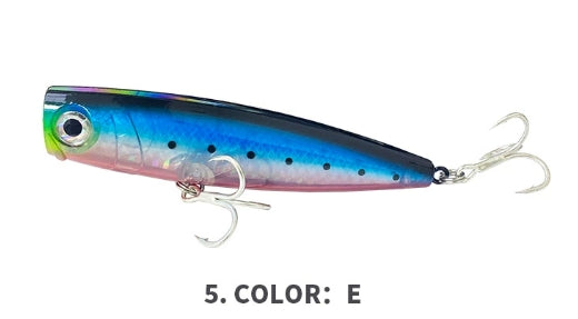 🌊 Popper Galleggiante 105mm / 23.4g – Splash, Rumore e Attacchi Esplosivi!