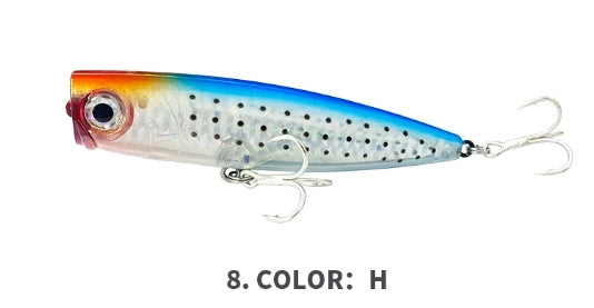 🌊 Popper Galleggiante 105mm / 23.4g – Splash, Rumore e Attacchi Esplosivi!