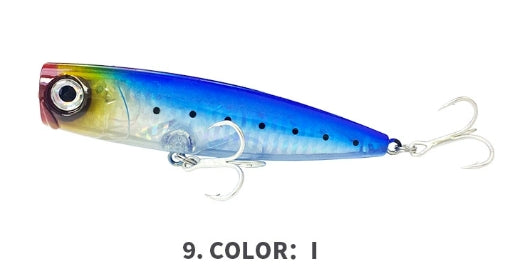 🌊 Popper Galleggiante 105mm / 23.4g – Splash, Rumore e Attacchi Esplosivi!