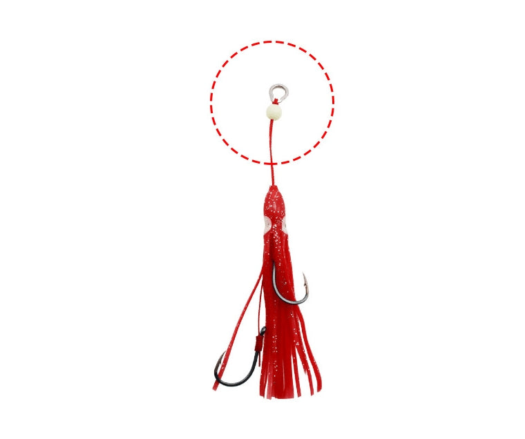 🧲 Anello Inox a Forma di Pera per Slow Jigging – 10 pz/confezione