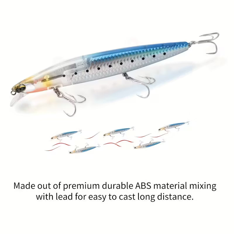 Minnow galleggiante a paletta corta “Crazy Scale” – 14.5cm / 27g