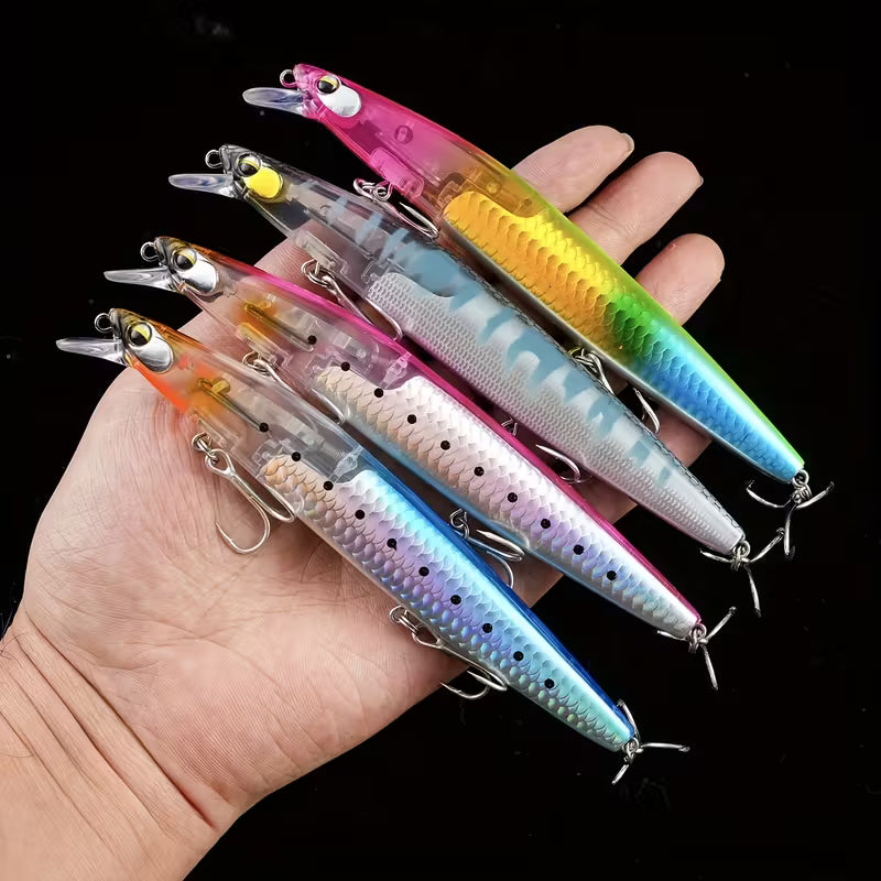 Minnow galleggiante a paletta corta “Crazy Scale” – 14.5cm / 27g