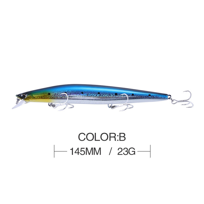 Cebo artificial flotante para pececillos, 145 mm, 23 g/26 g