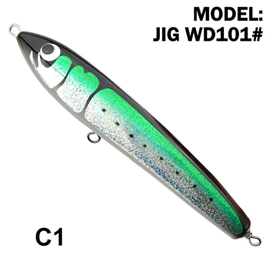 🛥️ WD101 Pencil Lure – Esche da Barca per Predatori di Taglia