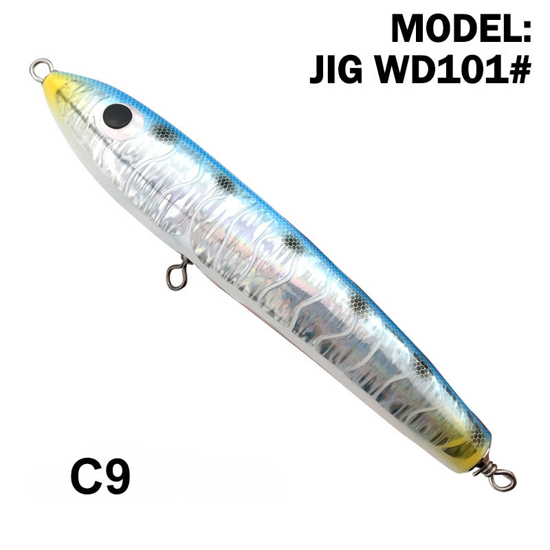 🛥️ WD101 Pencil Lure – Esche da Barca per Predatori di Taglia