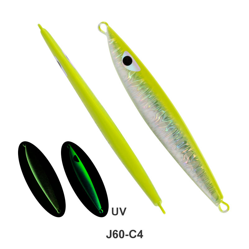 ⚙️ JIG-60 – Metal Jig ad Affondamento Rapido per Pesca Offshore (80g-150g)
