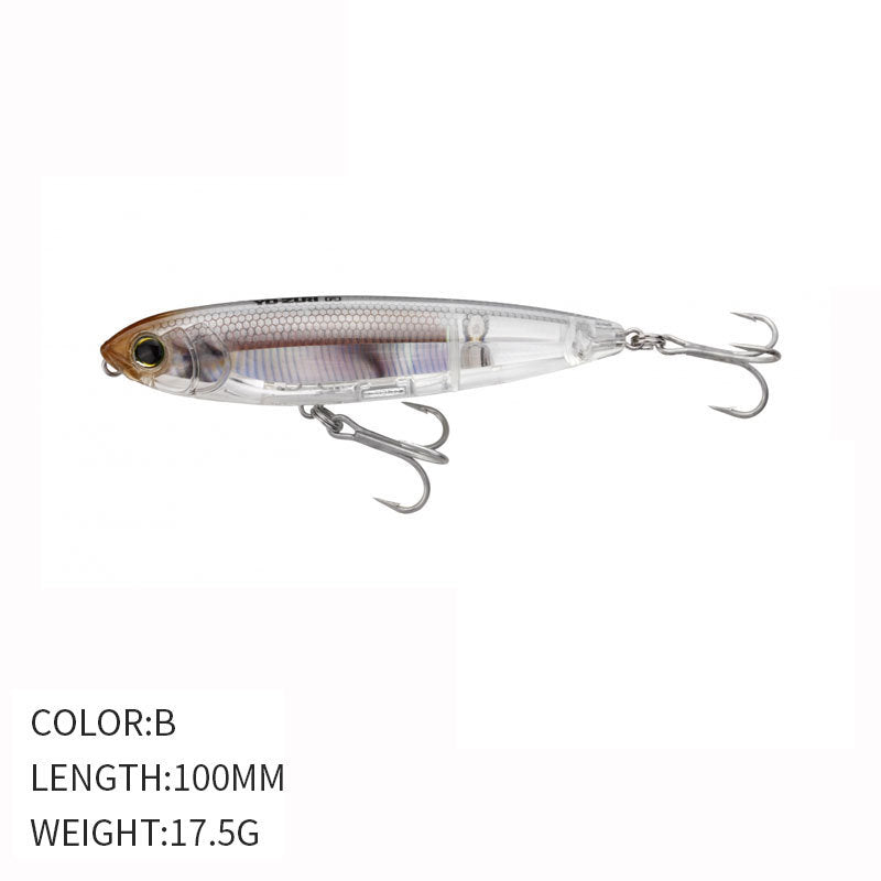 🧱 Pencil Galleggiante – Lanci Estremi e Azione a “Walking the Dog” (100mm / 17.5g)