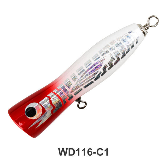 🌊 WD116 Popping Lure – Esche Galleggianti in Legno per Predatori Oceanici
