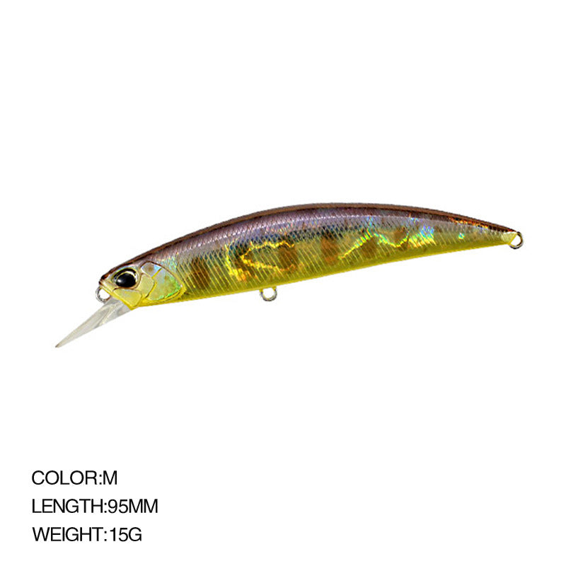 Cebo artificial para pececillos que se hunden, 95 mm, 15 g