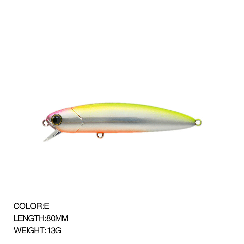 Cebo artificial para pececillos y lápices que se hunden, 80 mm, 13 g/18 g