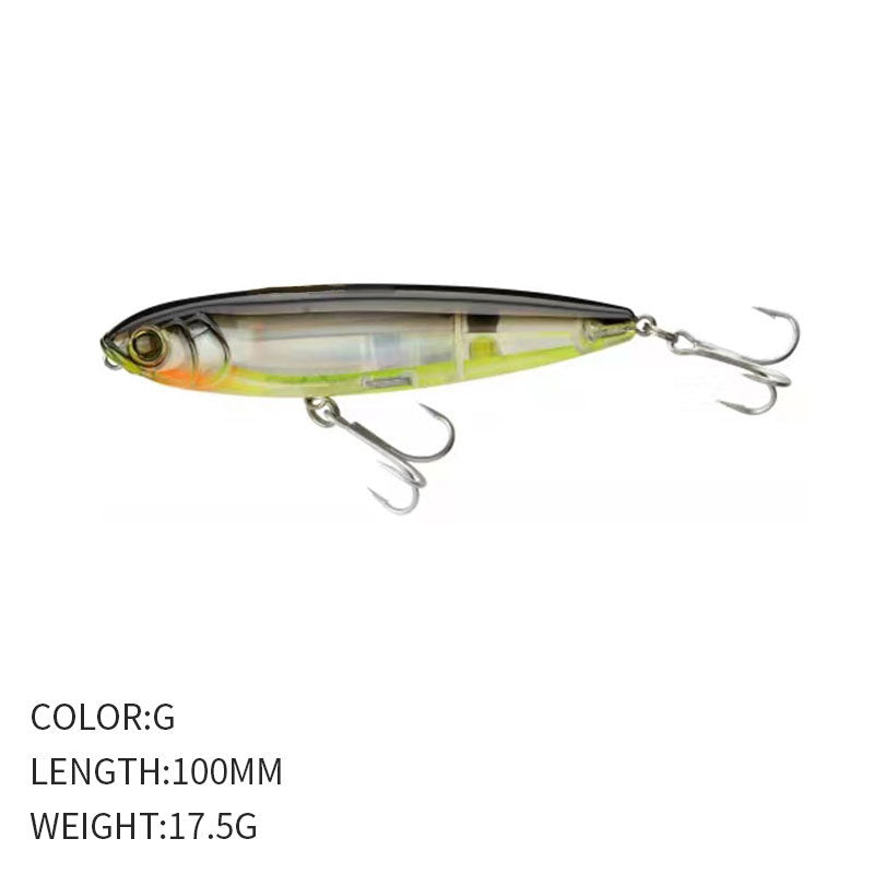 🧱 Pencil Galleggiante – Lanci Estremi e Azione a “Walking the Dog” (100mm / 17.5g)