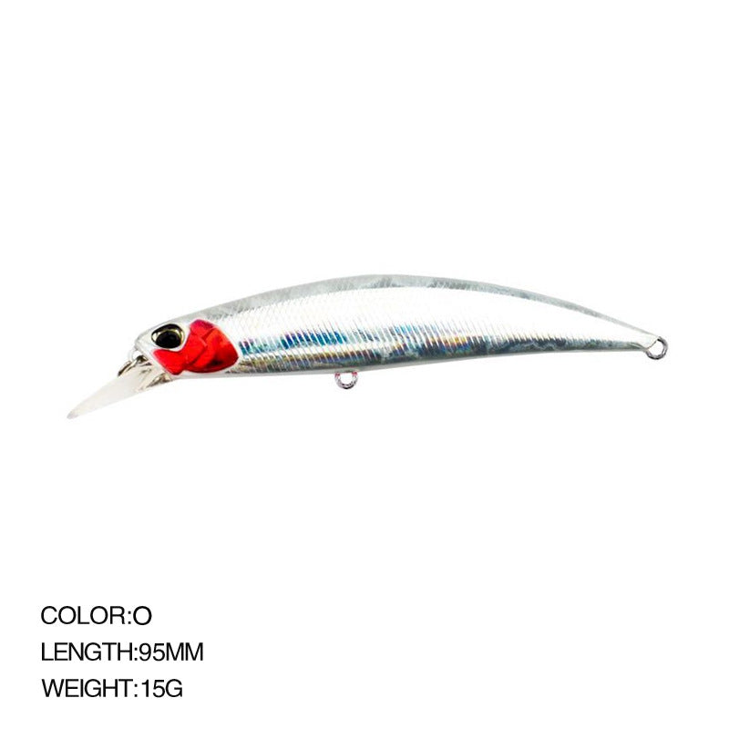 Cebo artificial para pececillos que se hunden, 95 mm, 15 g