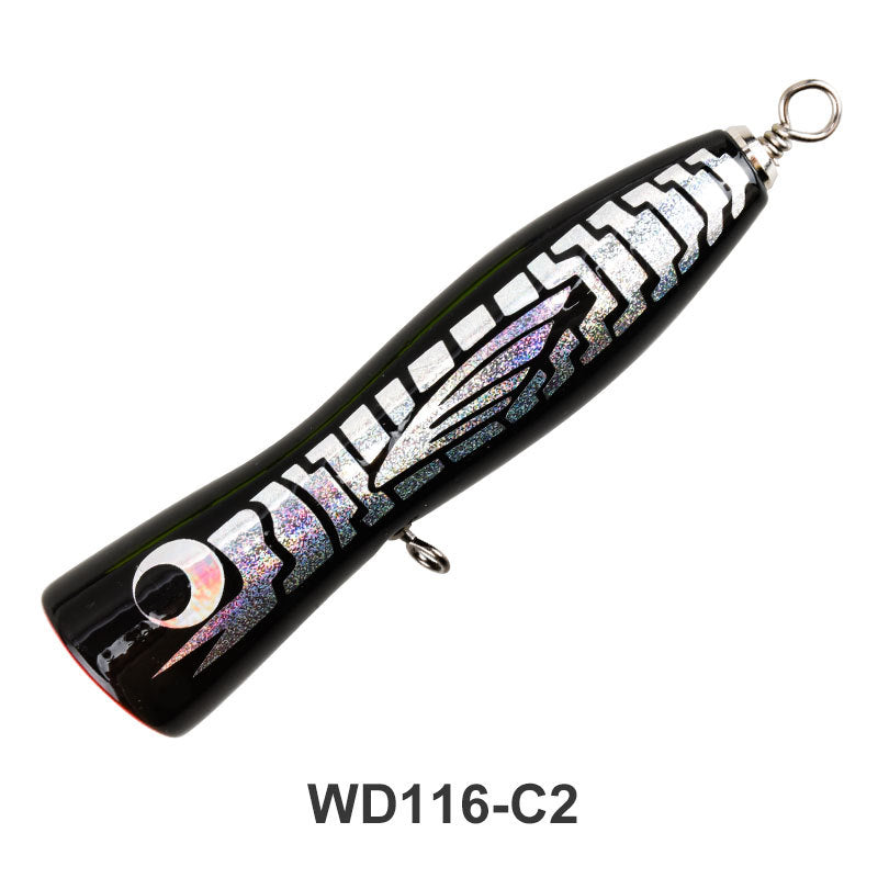 🌊 WD116 Popping Lure – Esche Galleggianti in Legno per Predatori Oceanici