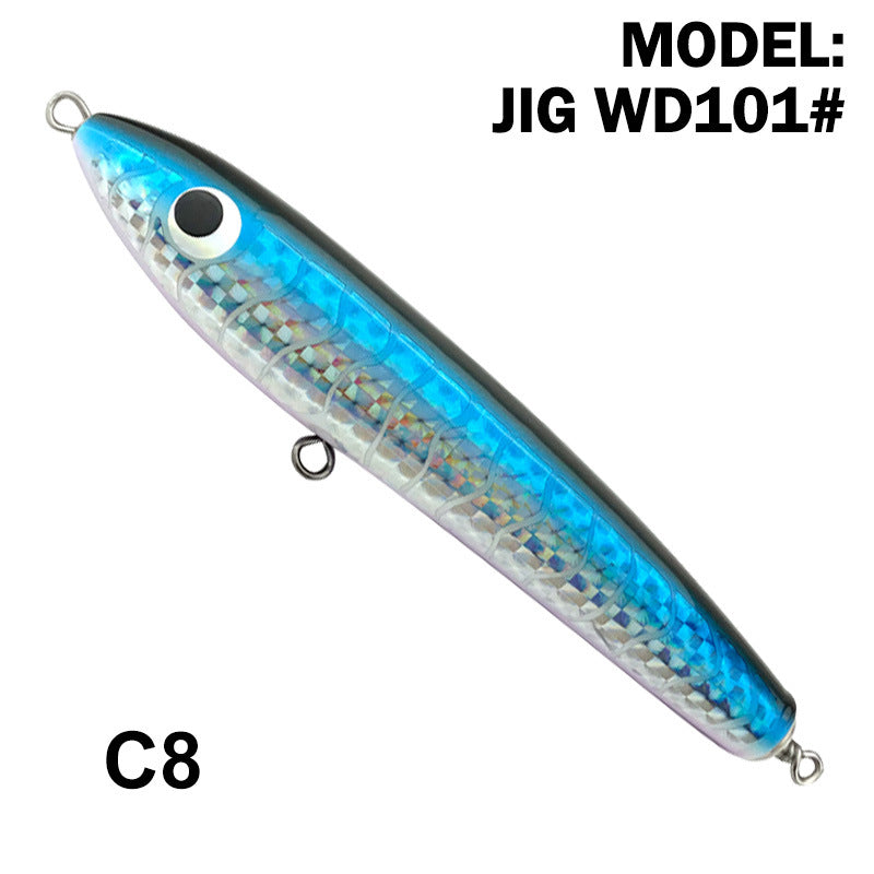 🛥️ WD101 Pencil Lure – Esche da Barca per Predatori di Taglia