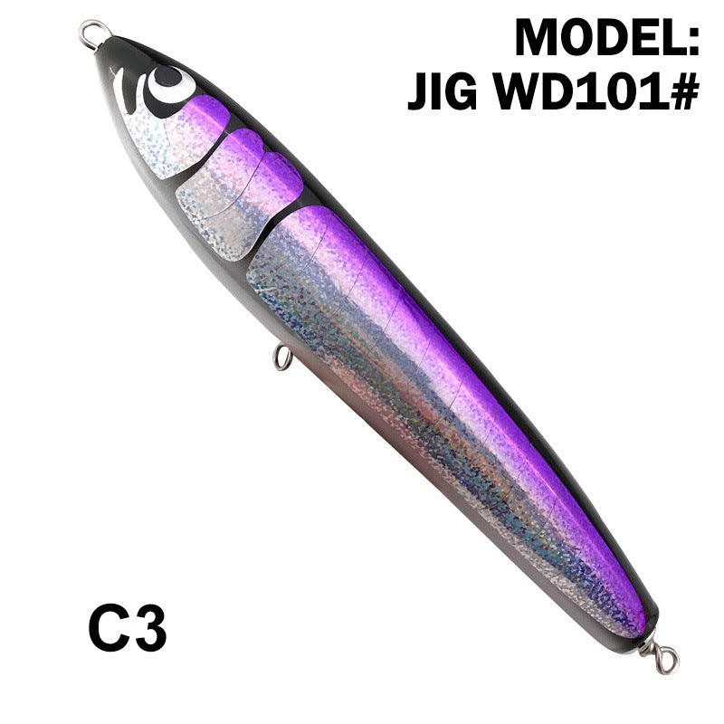 🛥️ WD101 Pencil Lure – Esche da Barca per Predatori di Taglia