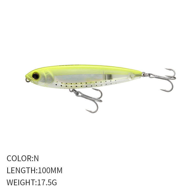 🧱 Pencil Galleggiante – Lanci Estremi e Azione a “Walking the Dog” (100mm / 17.5g)