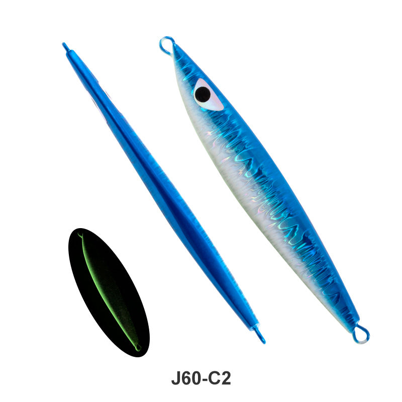 ⚙️ JIG-60 – Metal Jig ad Affondamento Rapido per Pesca Offshore (80g-150g)