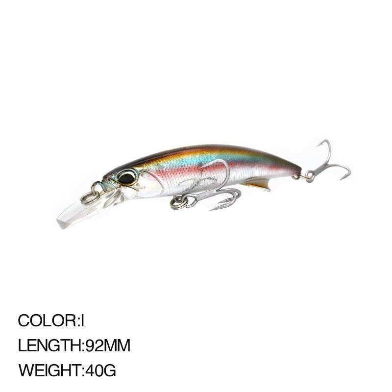 🎯 Minnow Sinking 92mm / 40g – Precisione, Potenza e Realismo Totale