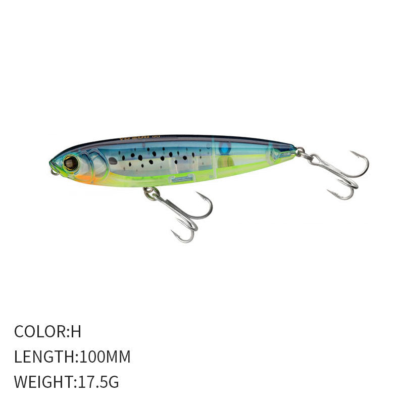 🧱 Pencil Galleggiante – Lanci Estremi e Azione a “Walking the Dog” (100mm / 17.5g)