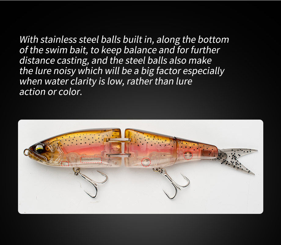 Floating 3-Segment Minnow Lure 17.8cm/50.8g – Saltwater Pencil Bait for Seabass & Mackerel