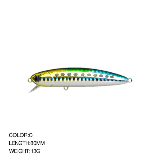 Cebo artificial para pececillos y lápices que se hunden, 80 mm, 13 g/18 g